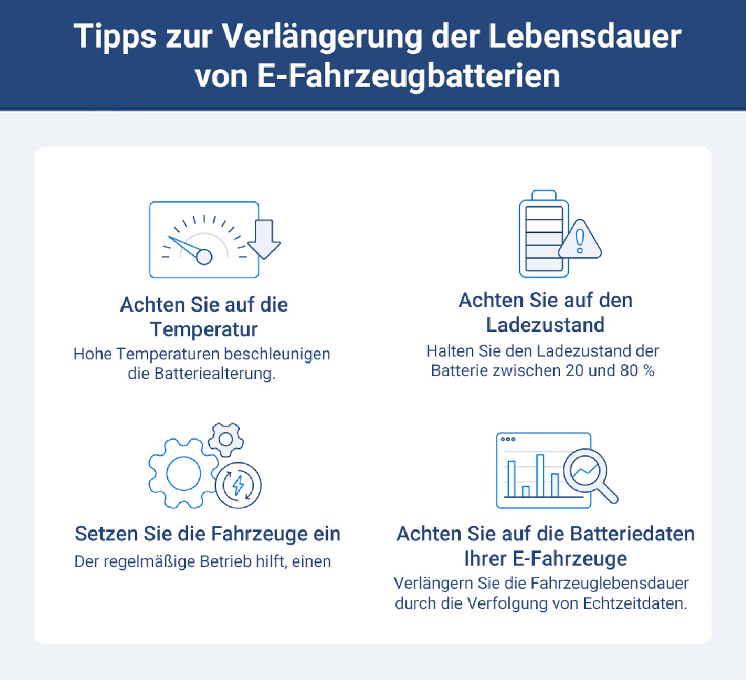 Tipps zur Batterie von Elektrofahrzeugen